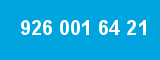 926 001 64 21